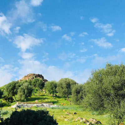 Foto del Nuraghe Sirai a Carbonia.